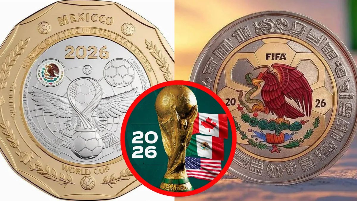 México prepara monedas conmemorativas por el Mundial 2026