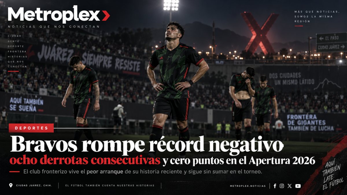 Bravos rompe récord negativo: ocho derrotas consecutivas y cero puntos en el Apertura 2026