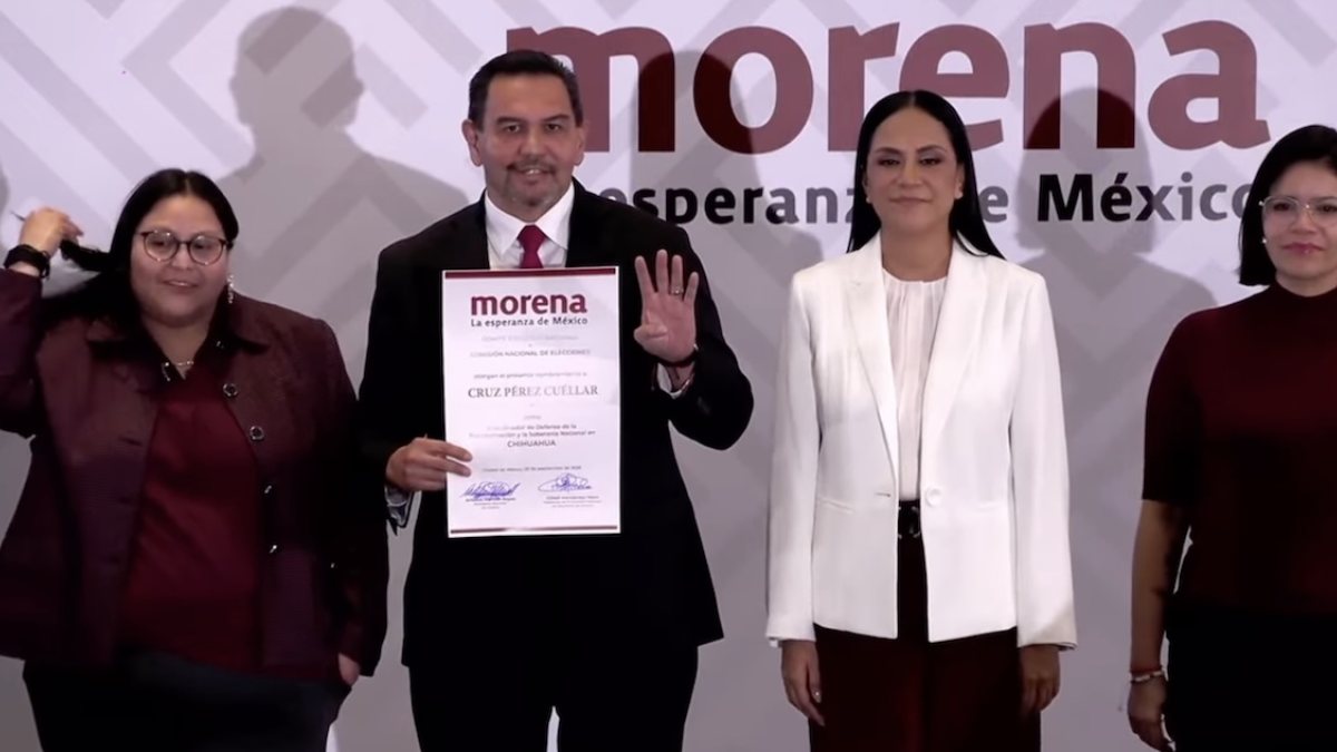 Morena designa a Cruz Pérez Cuéllar como coordinador estatal en Chihuahua rumbo a 2027