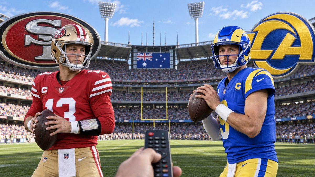 49ers vencen a Rams ante más de 100 mil aficionados en histórico juego de NFL en Australia