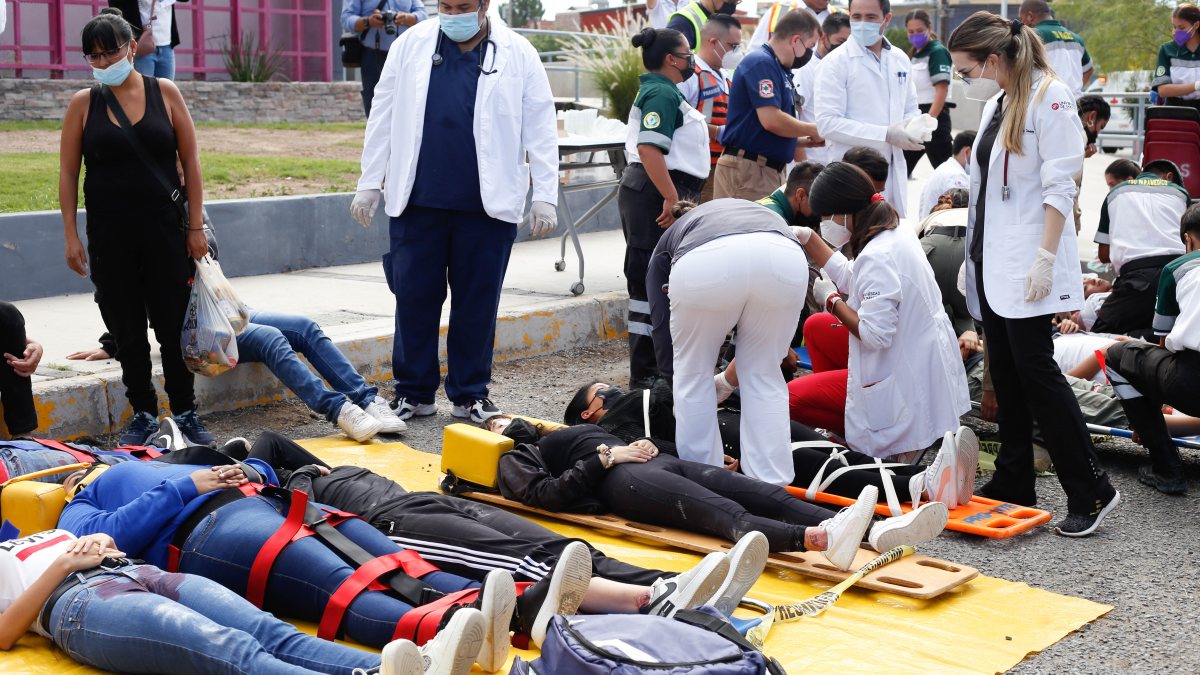 Simulacro en el puente Libre evacúa a 205 personas en un minuto