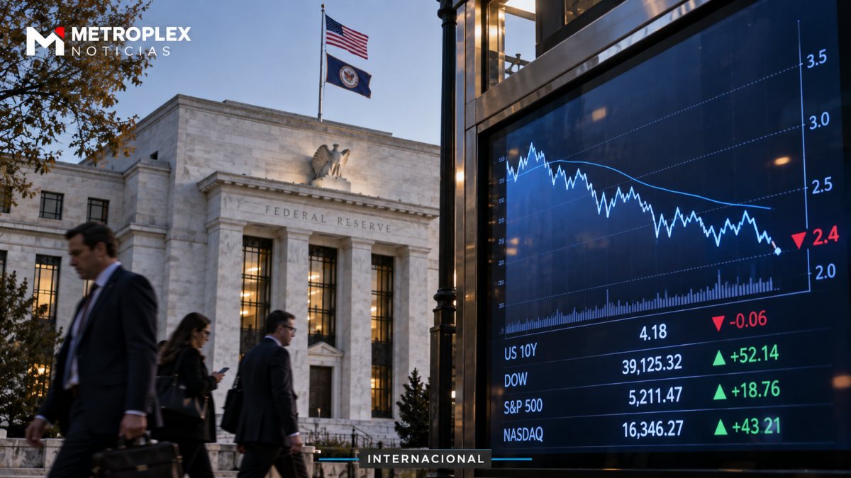 Inflación de Estados Unidos sube menos de lo esperado y reduce presión sobre la Reserva Federal