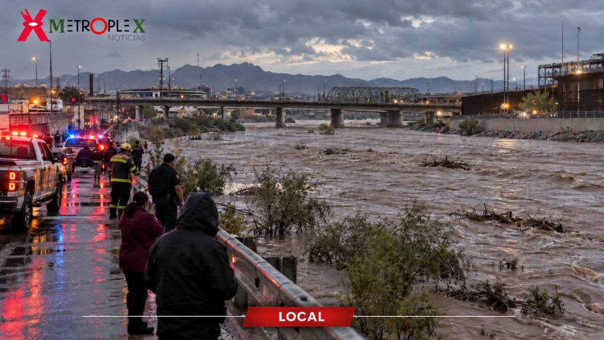 Río Bravo mantiene presión en Juárez; agua desde Nuevo México seguirá llegando a la frontera