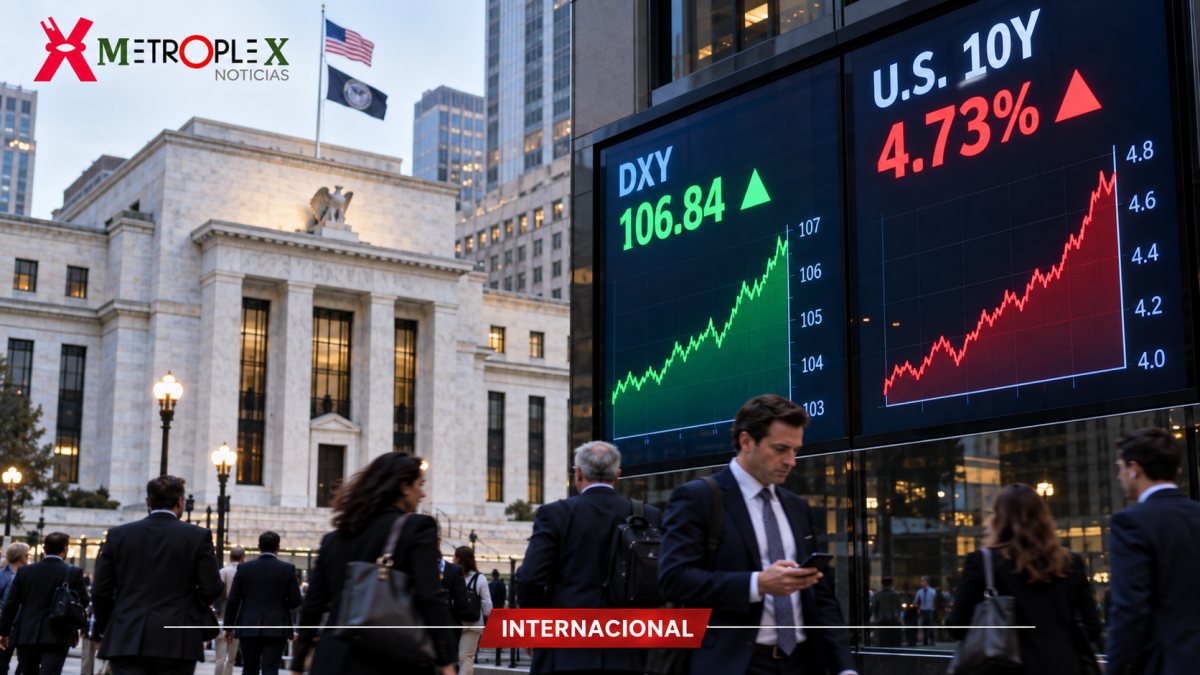 Dólar alcanza máximo de 17 meses mientras suben con fuerza los rendimientos de bonos
