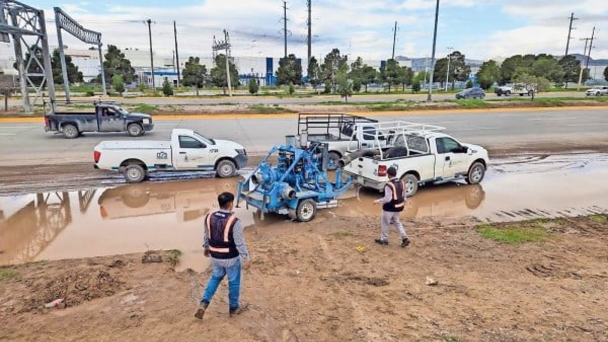 JMAS concluye bombeo y reabre Juan Pablo II tras controlar afectaciones del río Bravo