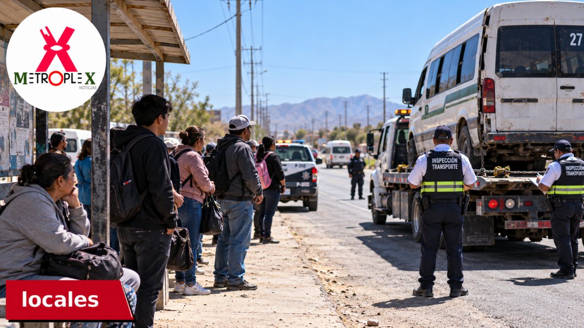 El Valle de Juárez enfrenta problemas de transporte tras decomiso de unidades por aumento no autorizado