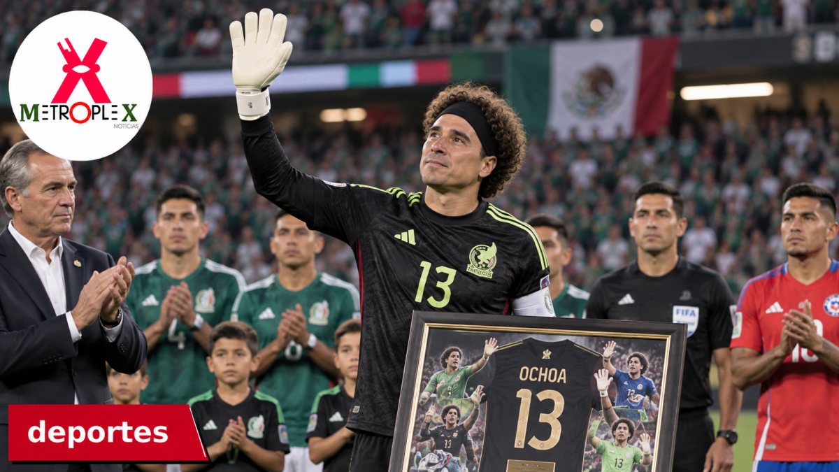 Memo Ochoa recibe homenaje antes del México-Chile por su trayectoria con la Selección