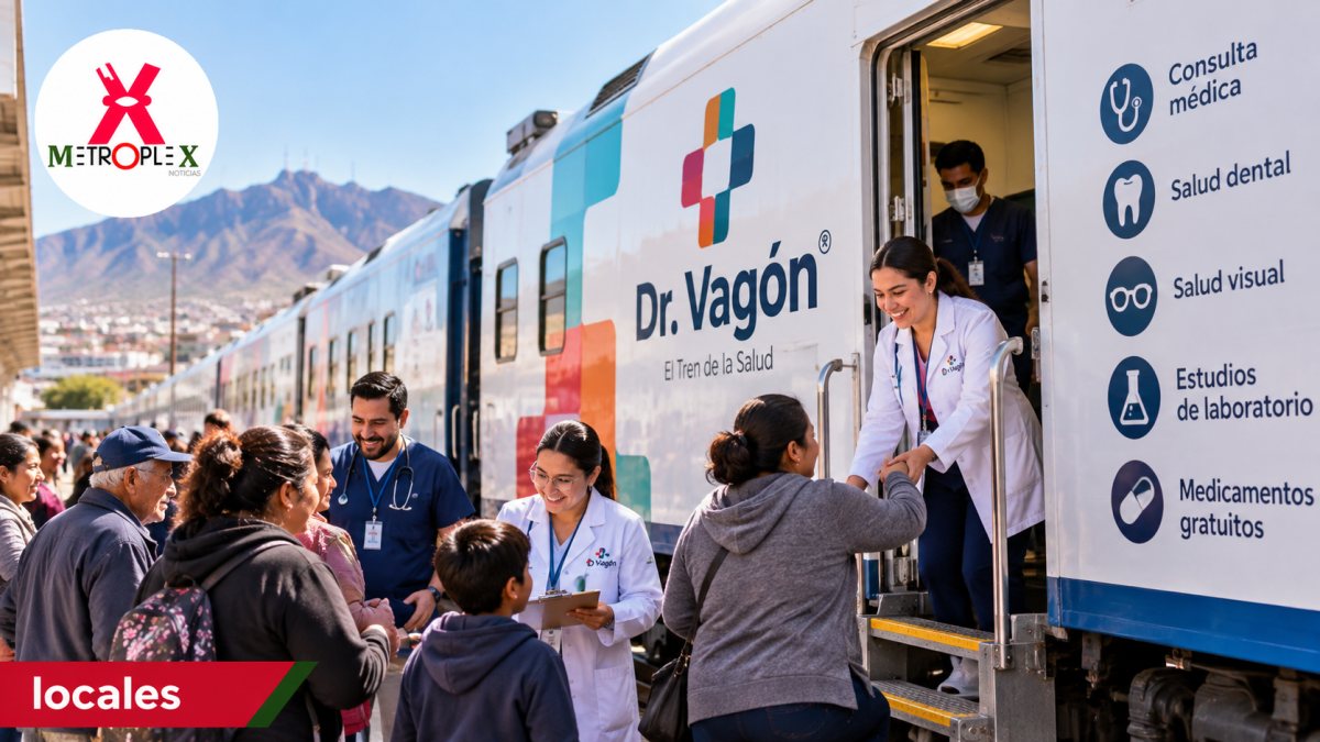 Dr. Vagón regresará a Ciudad Juárez del 3 al 7 de noviembre con atención médica gratuita