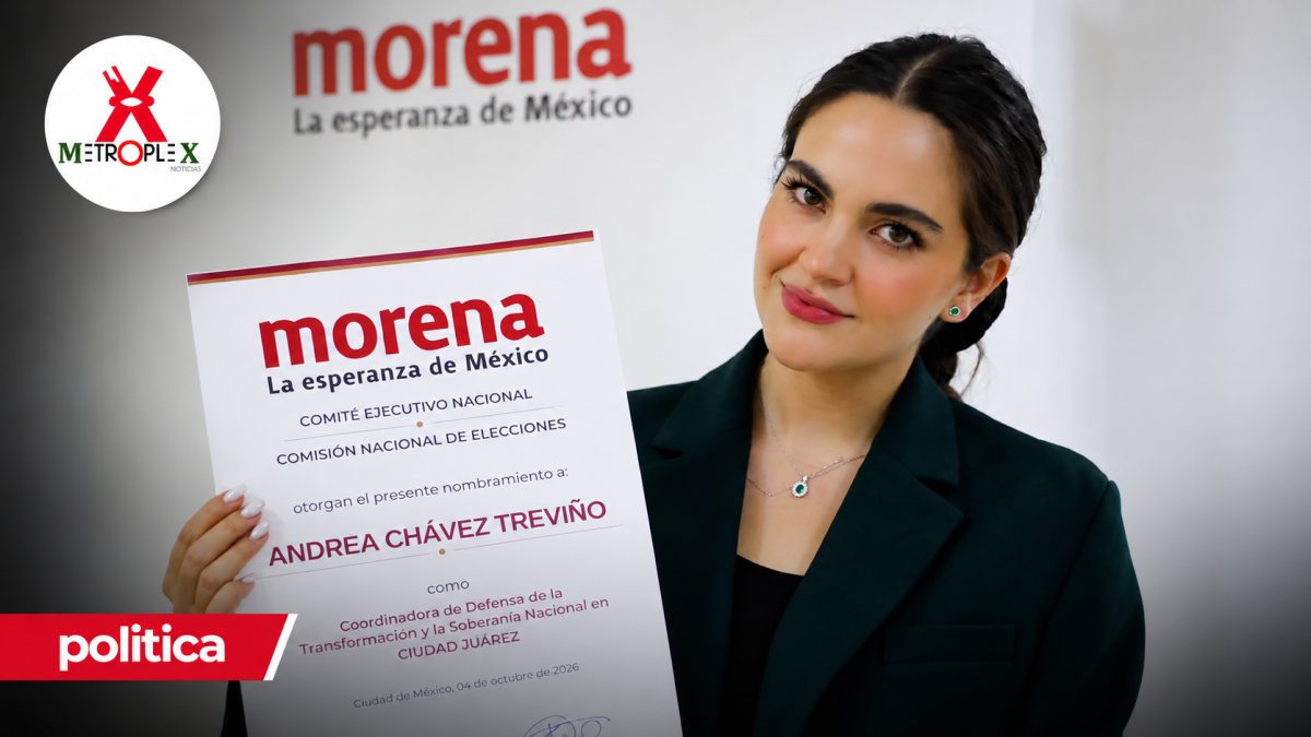 Andrea Chávez se distancia de grupos empresariales y promete campaña de casa por casa por la Alcaldía de Juárez