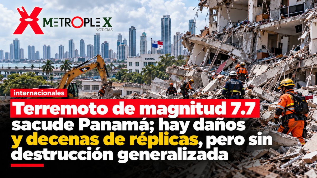 Terremoto de magnitud 7.7 sacude Panamá; hay daños y decenas de réplicas, pero sin destrucción generalizada