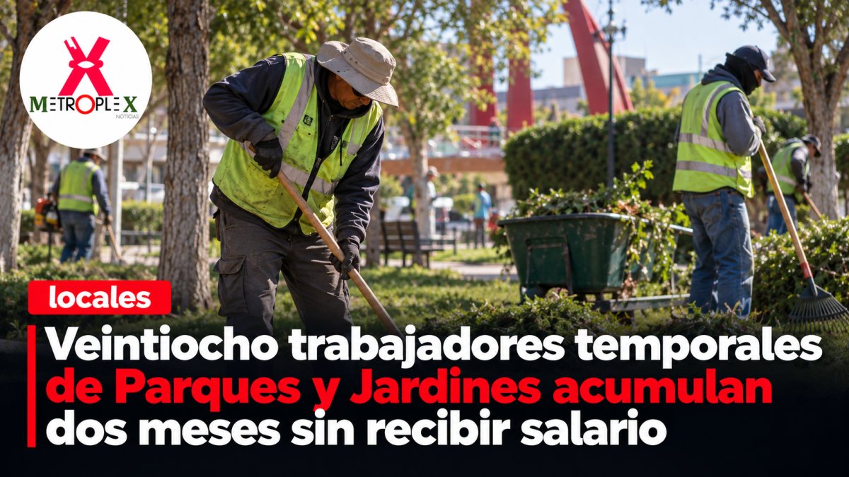 Veintiocho trabajadores temporales de Parques y Jardines acumulan dos meses sin recibir salario