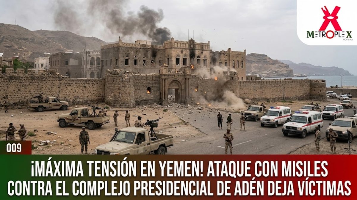 Ataque contra complejo presidencial de Adén eleva tensión en Yemen