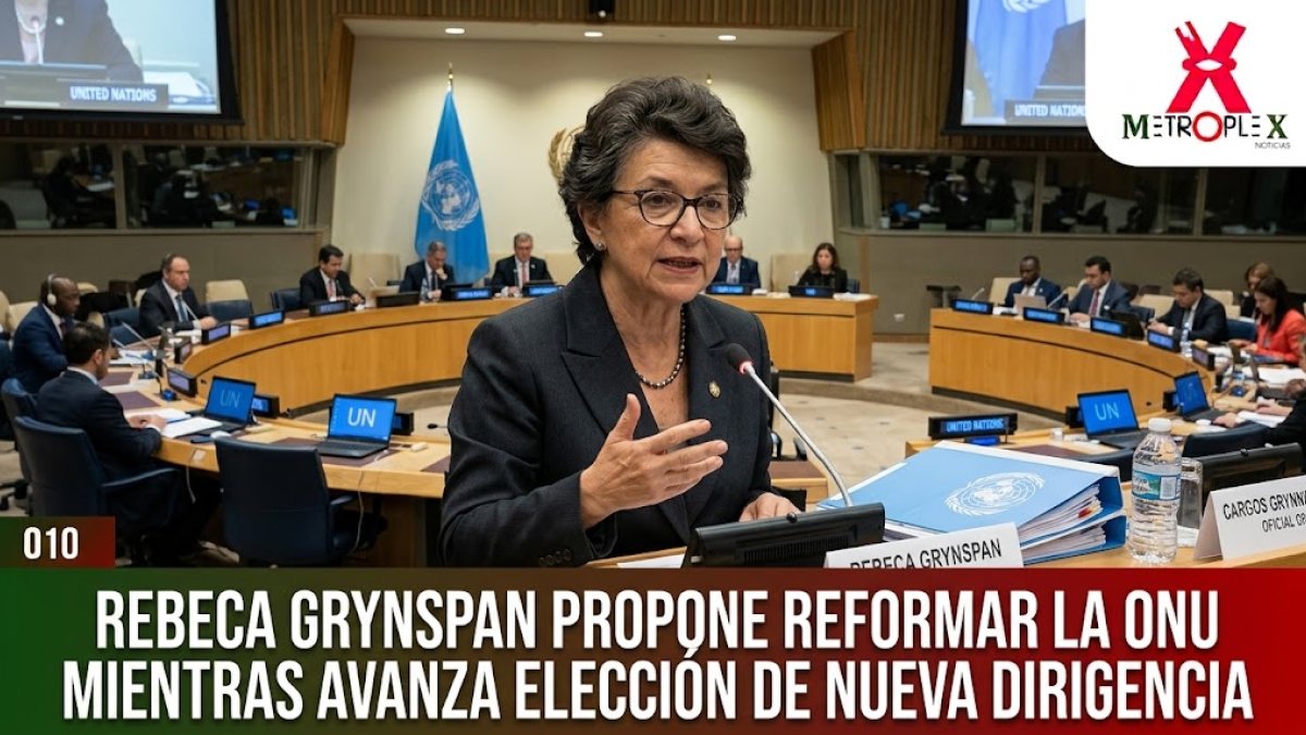 Rebeca Grynspan propone reformar la ONU mientras avanza la elección de su próxima dirigencia
