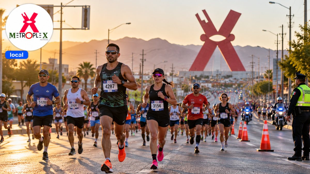 Maratón Internacional de Juárez cerrará avenidas desde las 5:30 del domingo