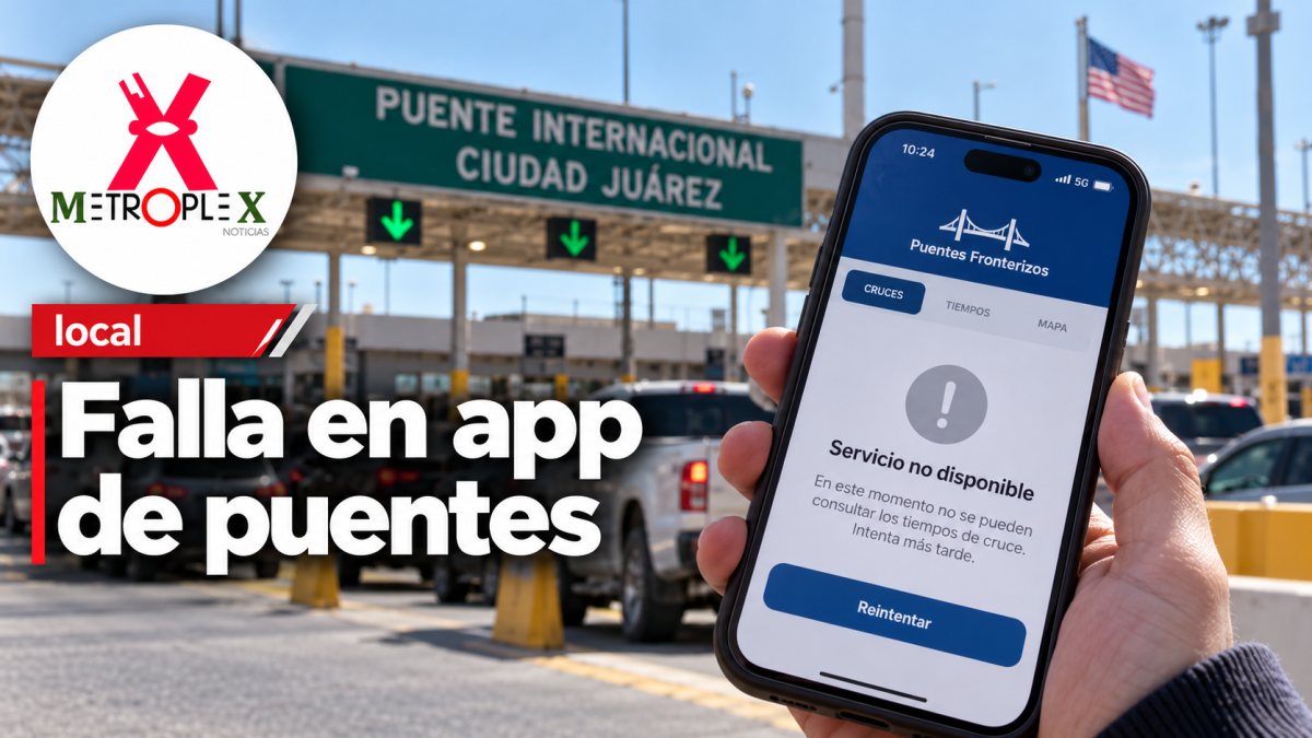 Falla en aplicación de Puentes Fronterizos impide consultas y recargas en Juárez