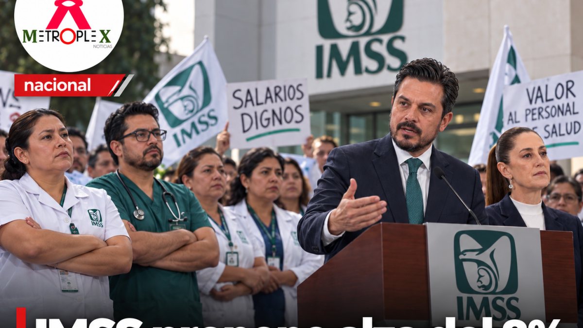 IMSS propone alza salarial de 8% mientras continúan protestas de trabajadores