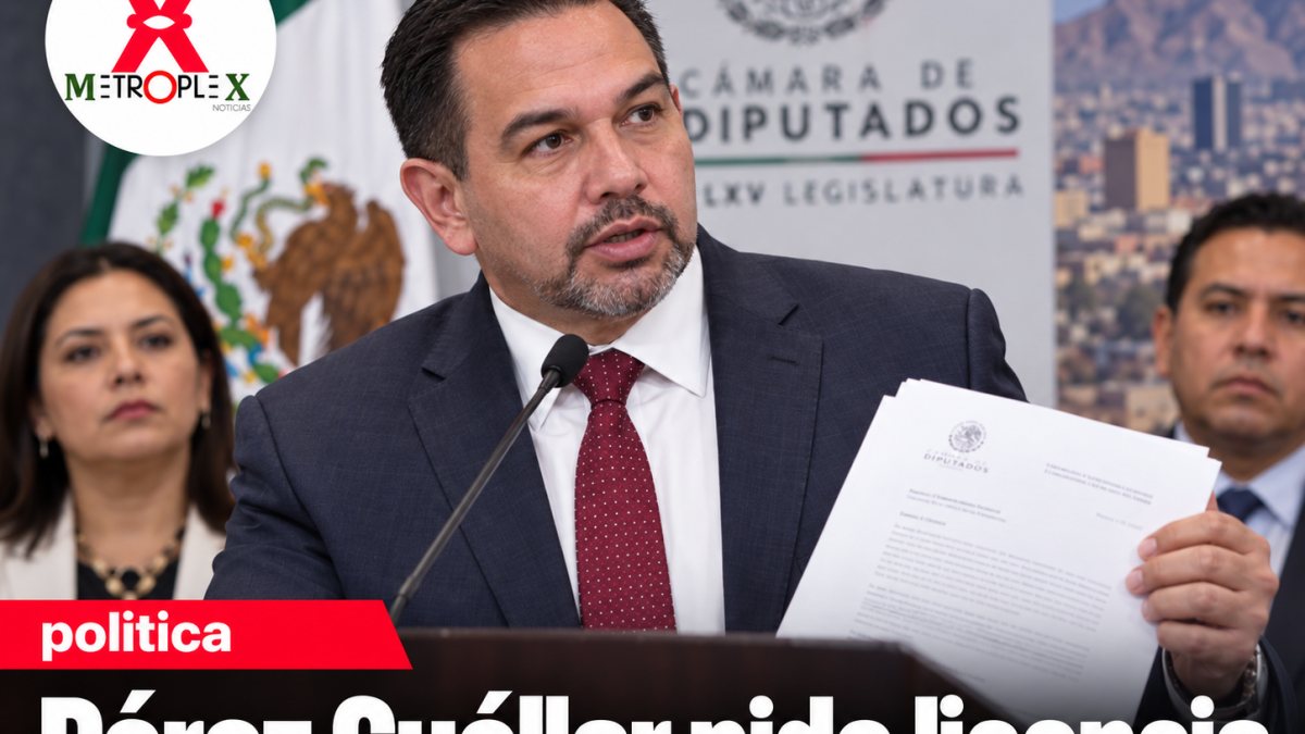Alejandro Pérez Cuéllar solicita licencia como diputado federal por Ciudad Juárez