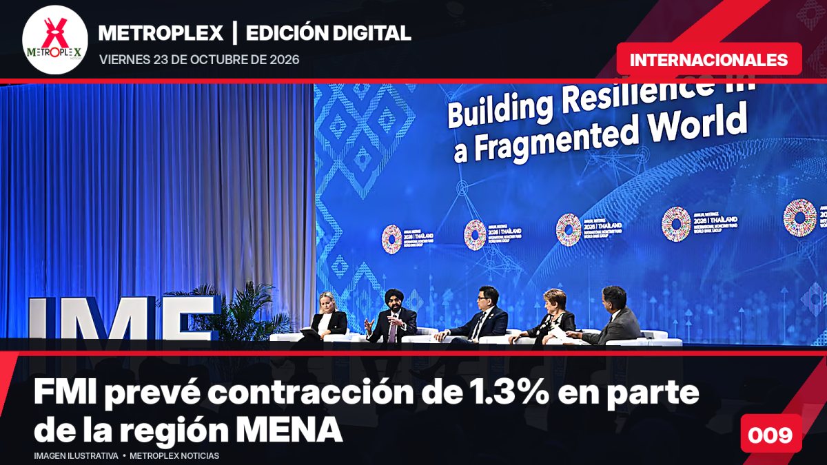 FMI prevé contracción de 1.3% en Oriente Medio, norte de África y Pakistán
