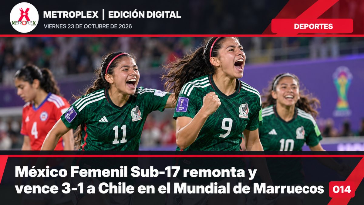 México Femenil Sub-17 remonta y vence 3-1 a Chile en el Mundial de Marruecos